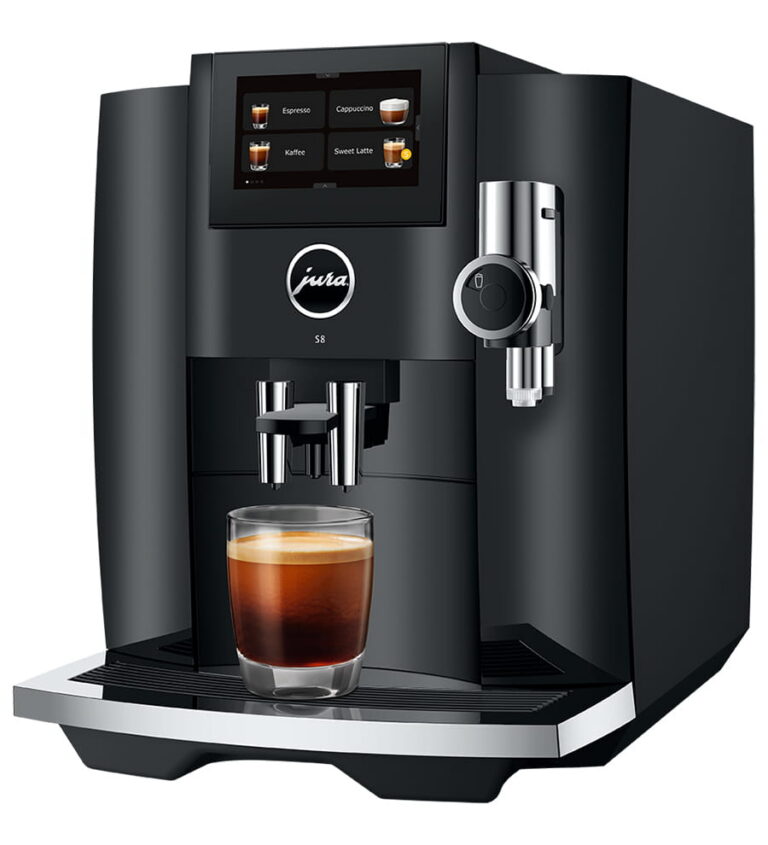 Jura S8 (EB) Kaffeevollautomat, 27 Spezialitäten, Sweet Foam, App-fähig