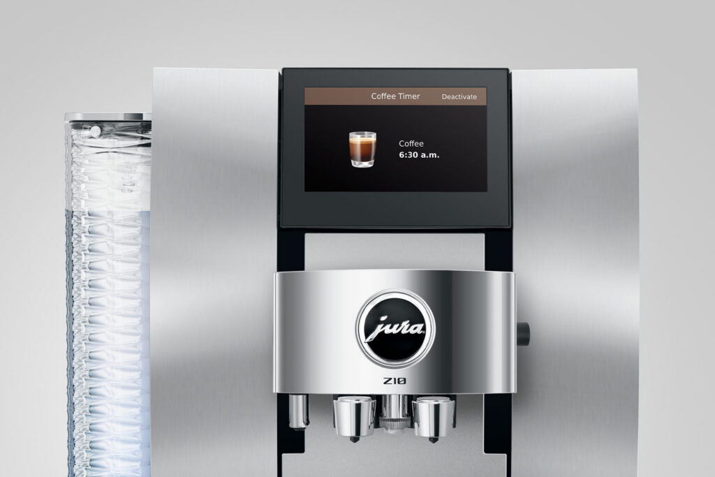 Jura Z10 (EB) Kaffeevollautomat in Aluminium White, Touchdisplay