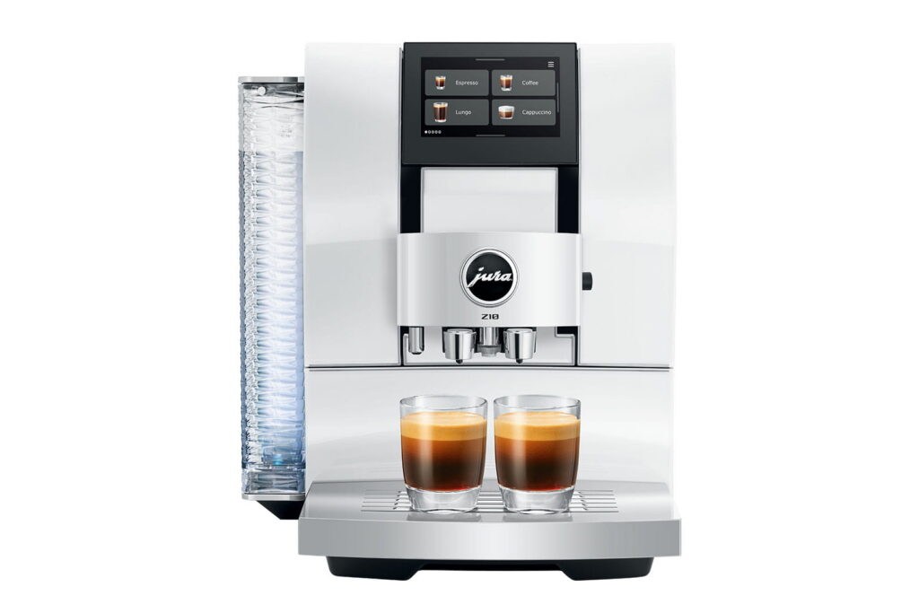 Jura Z10 (EB) Kaffeevollautomat in Diamond White, Frontansicht