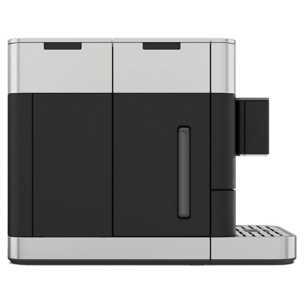 KitchenAid KF8 5KES8558EBK Kaffeevollautomat in Gusseisen Schwarz, Seitenansicht