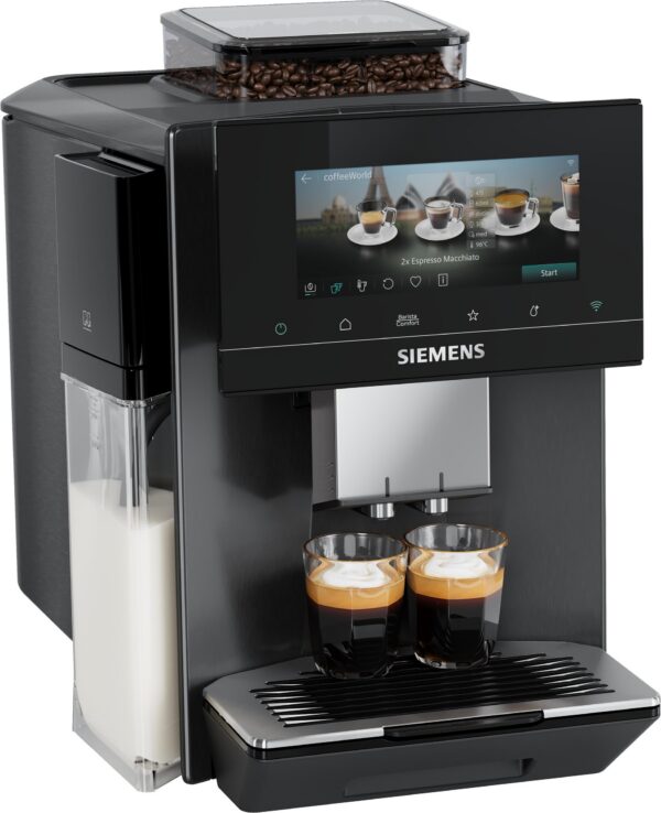 Siemens EQ900 plus iAroma TQ925EZ5 Kaffeevollautomat in Dark Inox, Frontansicht